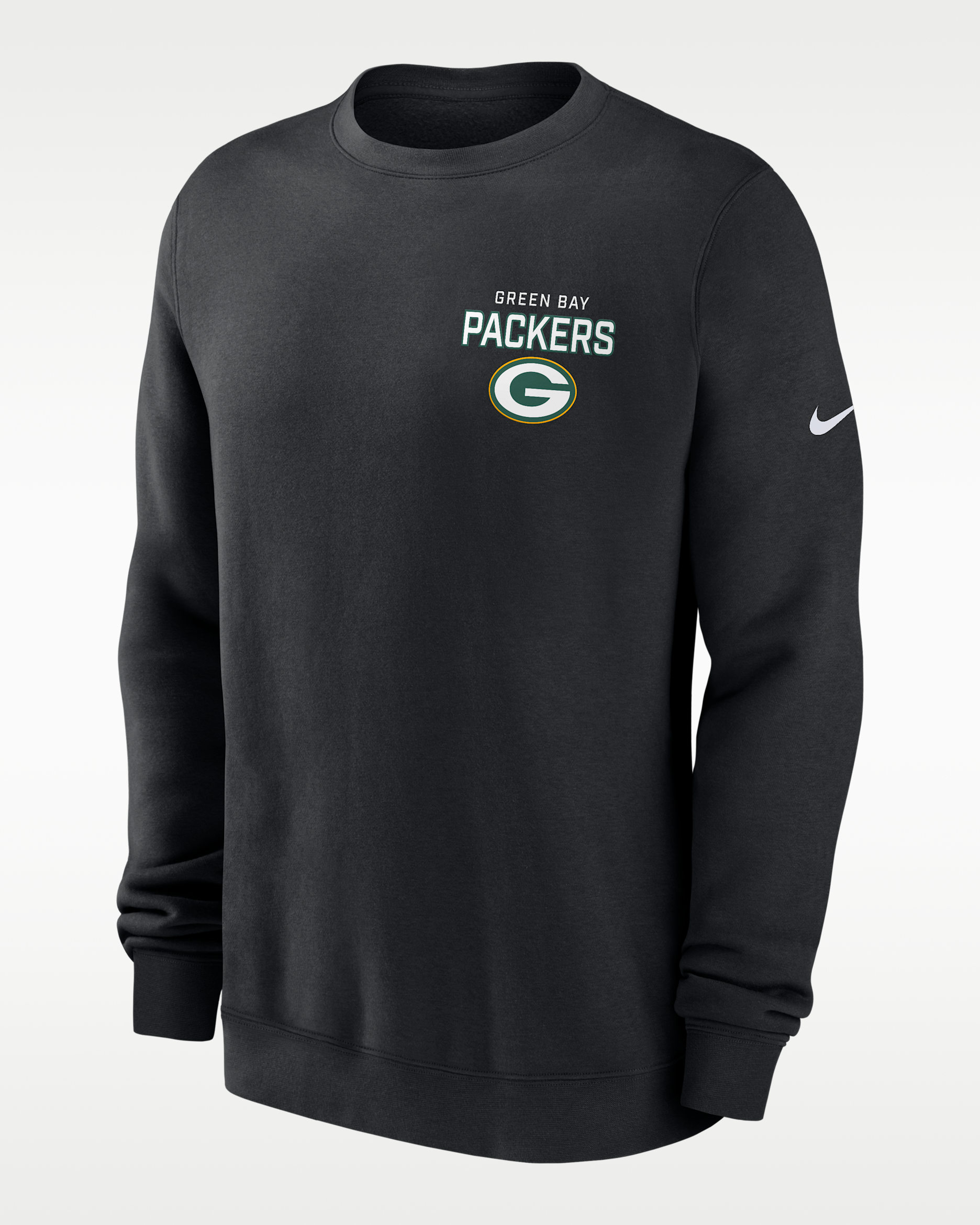 Green Bay Packers Draw Block Club Men's Nike NFL Pullover Crew